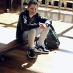 Teilnehmer beim Stunt Workshop für Kinder in Kempen im Rahmen des Kulturrucksack NRW